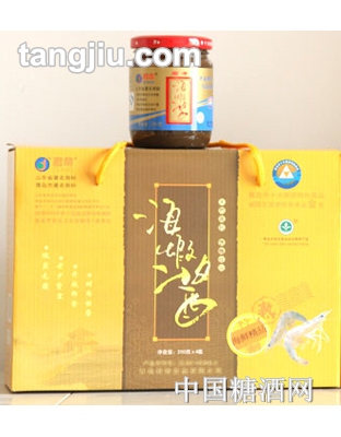 低盐无腥(纯鲜海虾酱4瓶装)