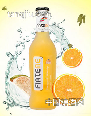 妃特美香橙味威士忌鸡尾酒