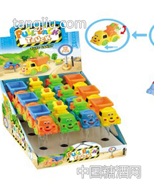 卡通工程车玩具糖