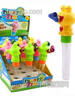 吹龙青蛙玩具糖