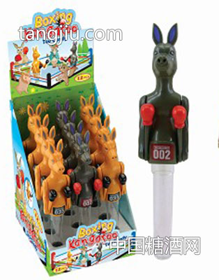 袋鼠拳击手玩具糖