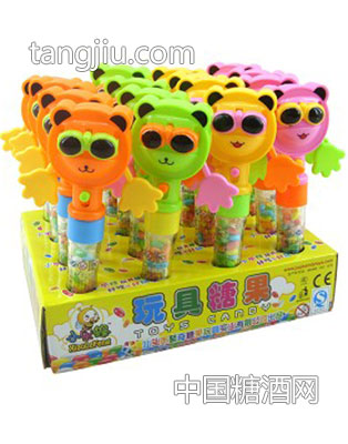 眼镜熊玩具糖