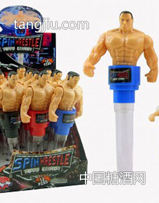 太空旋转人玩具糖
