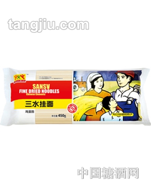 京味福三水鸡蛋面450g