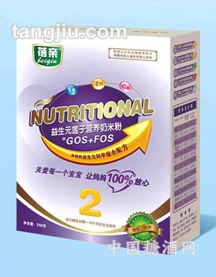 益生元莲子营养奶米粉250g