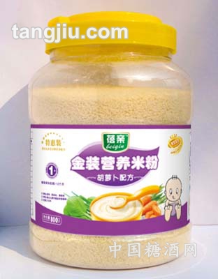 金装营养米粉胡萝卜配方