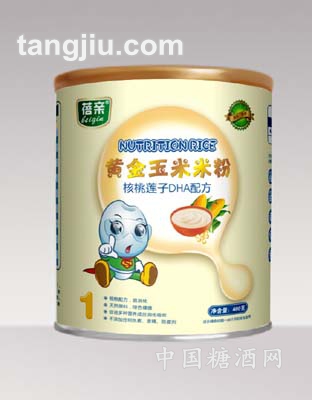 黄金玉米米粉核桃莲子DHA配方