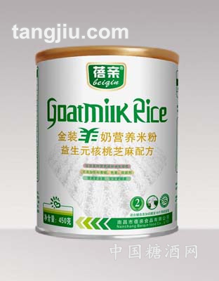金装羊奶营养米粉益生元核桃芝麻配方