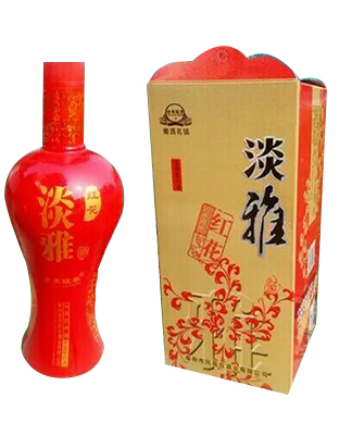 淡雅红花-白酒-亳州风百合酒业
