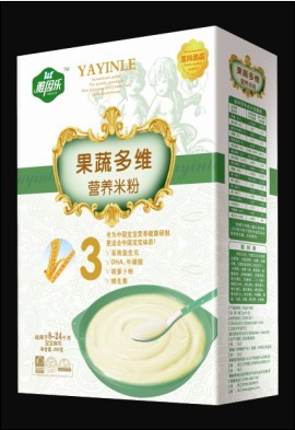 供应果蔬多维营养米粉(三段)