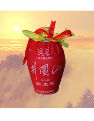 12度井冈山五年陈红米酒-（红皮套）
