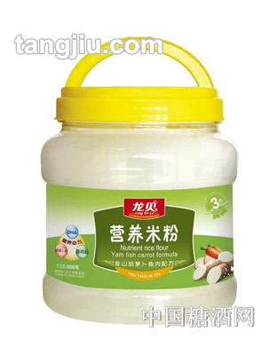 龙贝营养米粉淮山胡萝卜鱼肉配方800g