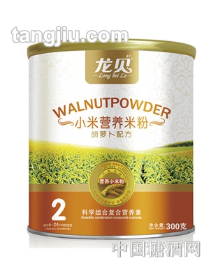 龙贝小米营养米粉胡萝卜配方300g