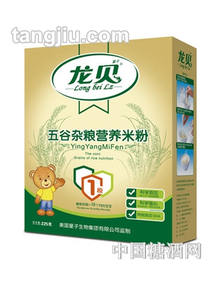 龙贝五谷杂粮营养米粉225g