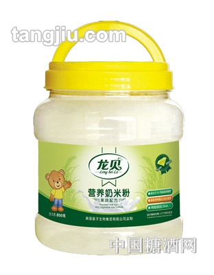 龙贝营养奶米粉果蔬配方850g