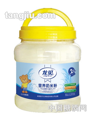 龙贝营养奶米粉胡萝卜配方850g