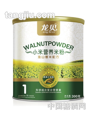 龙贝小米营养米粉淮山薏米配方300g