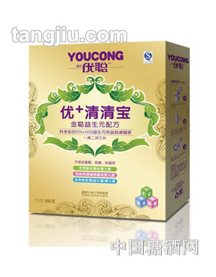 优聪优+清清宝金聪益生元配方160g