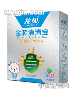 龙贝金装清清宝婴幼儿开胃配方160g