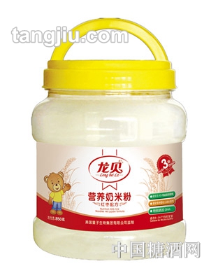 龙贝营养奶米粉红枣配方850g