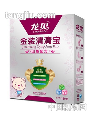 龙贝金装清清宝山楂配方160g