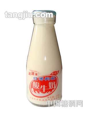 牛牛乐红枣酸牛奶220g