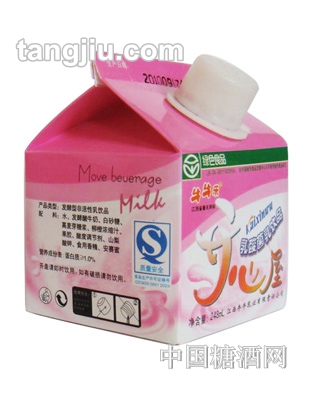 牛牛乐开心屋乳酸菌饮料248ml-(小)