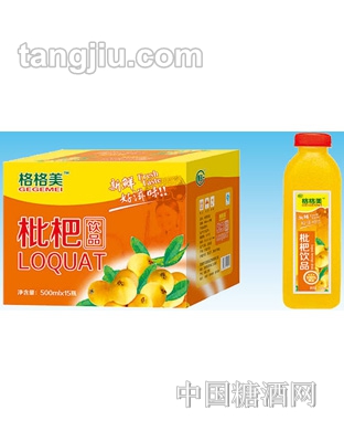 格格美枇杷饮料500ml