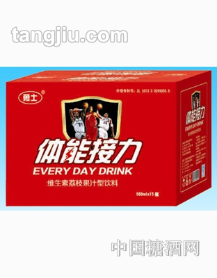 勇士运动饮料红标体能接力-500ml