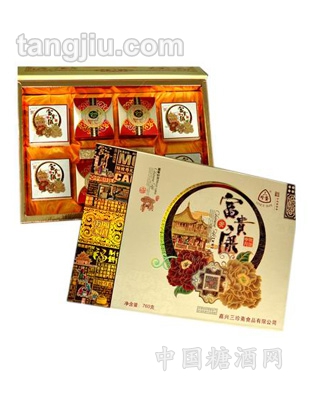 760克三珍斋月饼礼盒（老）