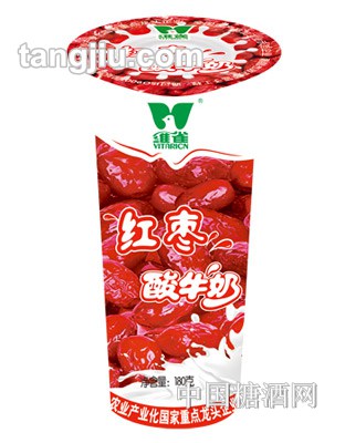 维雀红枣酸牛奶180g