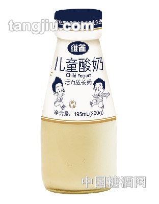 维雀儿童酸牛奶195mL