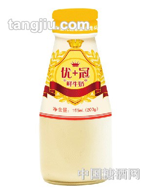 维雀优+冠鲜牛奶195mL