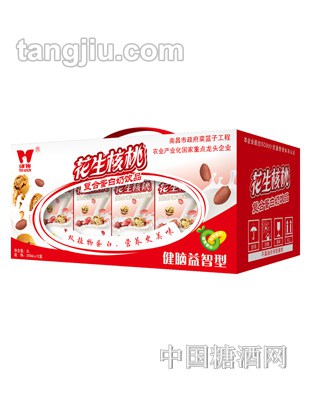 维雀花生核桃250mL箱