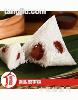 香甜蜜枣粽