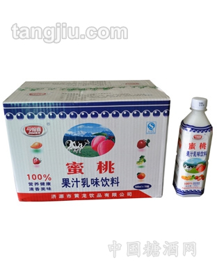 蜜桃果汁乳味饮料500ml