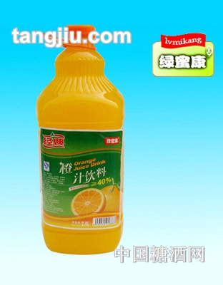 绿蜜康橙汁饮料瓶装