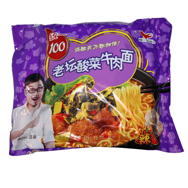 供应统一老坛酸菜牛肉面 各种口味方便面批发