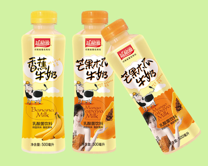 益和源乳品饮料-500乳酸菌香蕉牛奶