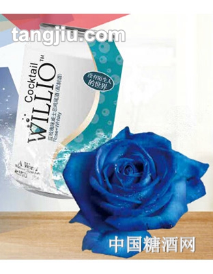 WILLIO威利奥鸡尾酒蓝玫瑰味罐装