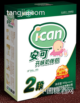 江中安可开味型奶伴侣调和宝2段