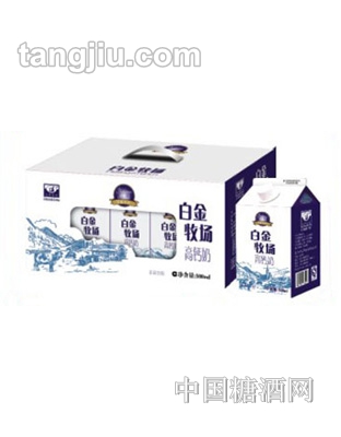 白金牧场高钙奶礼品箱500ml