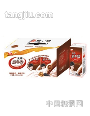 九华无糖黑牛奶250ml