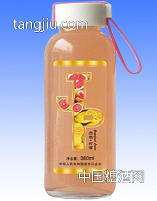 津派西柚+柠檬复合果汁饮料360ml