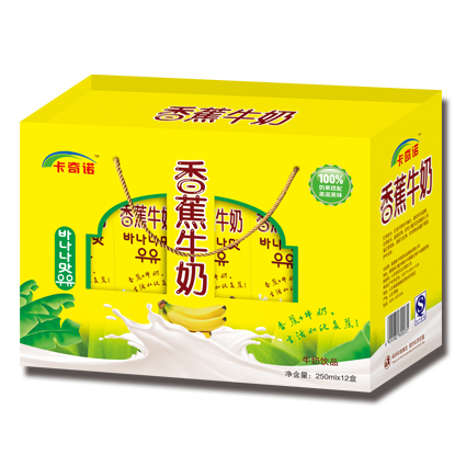 香蕉牛奶凹顶礼盒