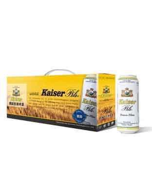 凯撒皮尔斯啤酒500ml（黄啤）