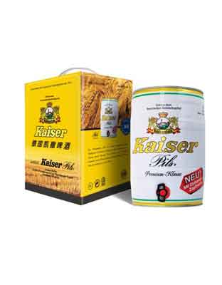 凯撒皮尔斯啤酒5000ml（黄啤）