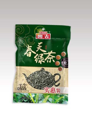 开古实惠装春天绿茶二级250克