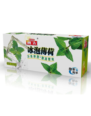 开古冰泡薄荷茶