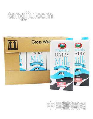 哈维斯特生机谷低脂牛奶1L